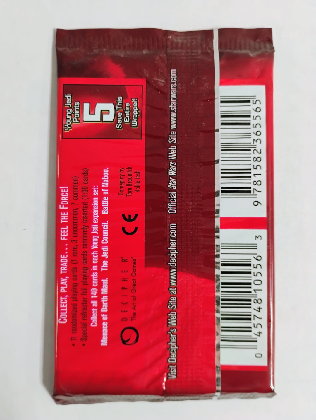 1999 Young Jedi Menace Of  Darth Maul Sealed Pack