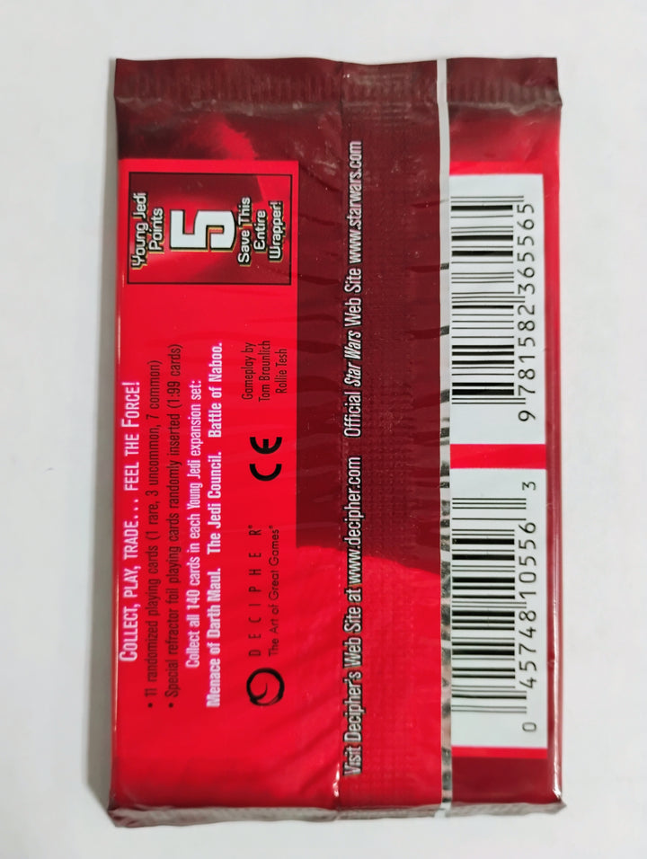 1999 Young Jedi Menace Of  Darth Maul Sealed Pack