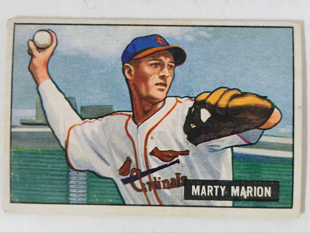 1951 Bowman Baseball Marty Marion MG #34 VG Pratial Set Break
