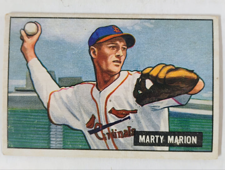 1951 Bowman Baseball Marty Marion MG #34 VG Pratial Set Break