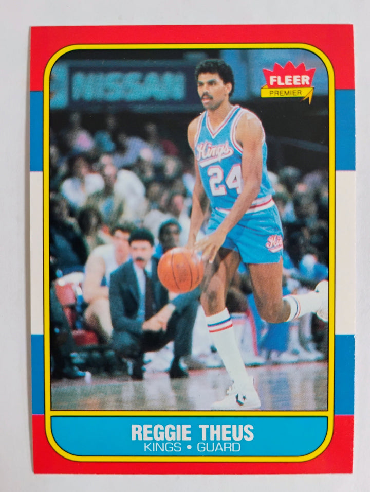 1986-87 Fleer Basketball Reggie Theus #108 NM-Mint