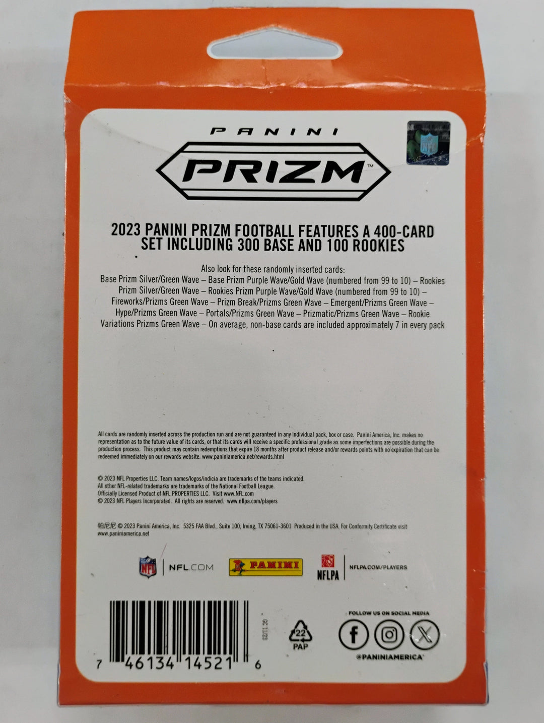 2023 Panini Prizm Football Hanger Box