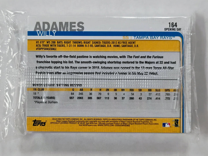 2019 Topps Opening Day Cello Retail Pack