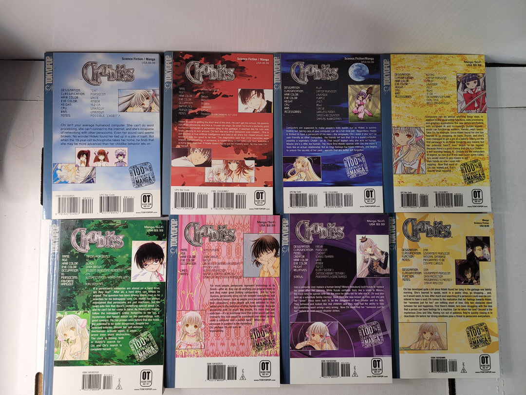 Chobits Vol. 1-8 Manga Box Set