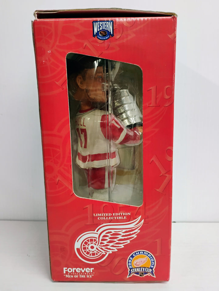 2002 Forever Collectibles "Men Of Ice" Brett Hull Detroit Red Wings Stanley Cup Champions