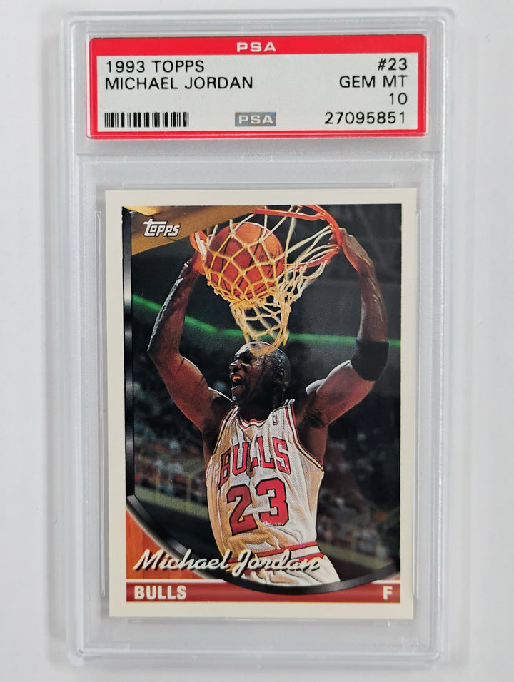 1993 Topps Michael Jordan #23 PSA GEM MT 10