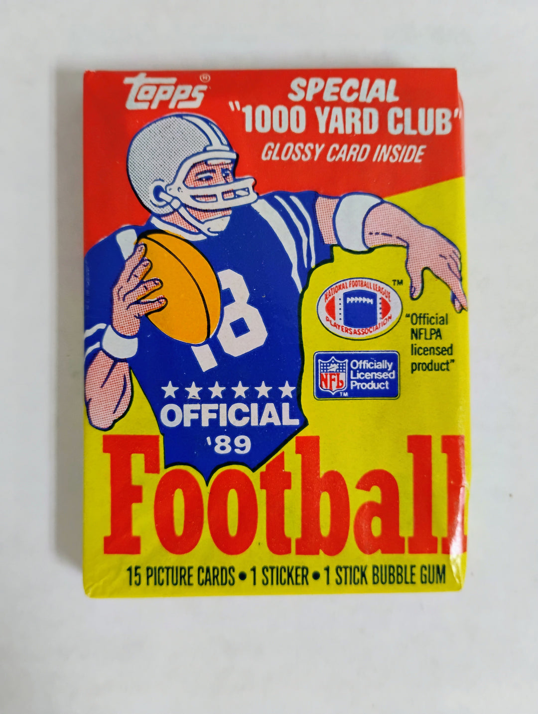1989 Topps Football Sealed Wax Pack