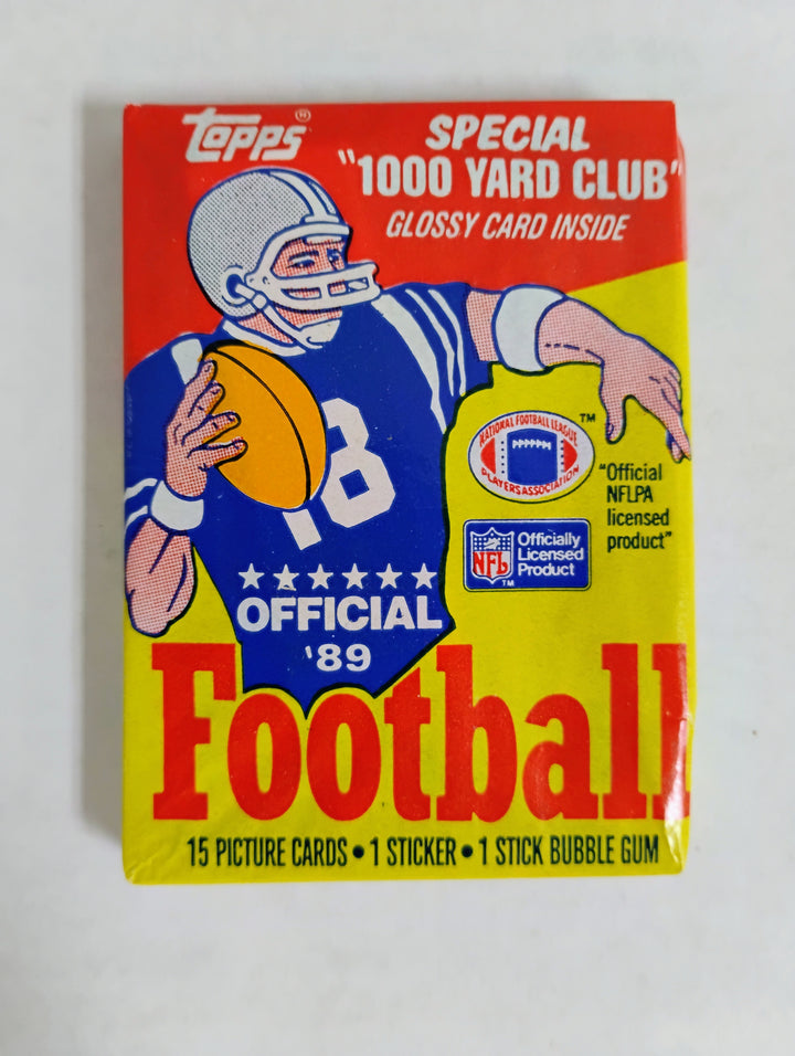1989 Topps Football Sealed Wax Pack