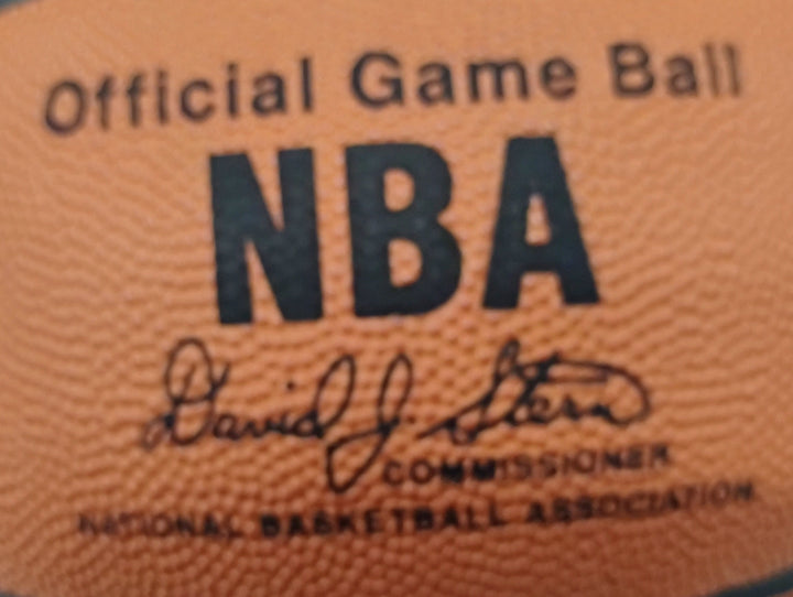 2004 Detroit Pistons NBA Champions Limited Edition Spalding Official Game Basketball Autographed W/ Display Case