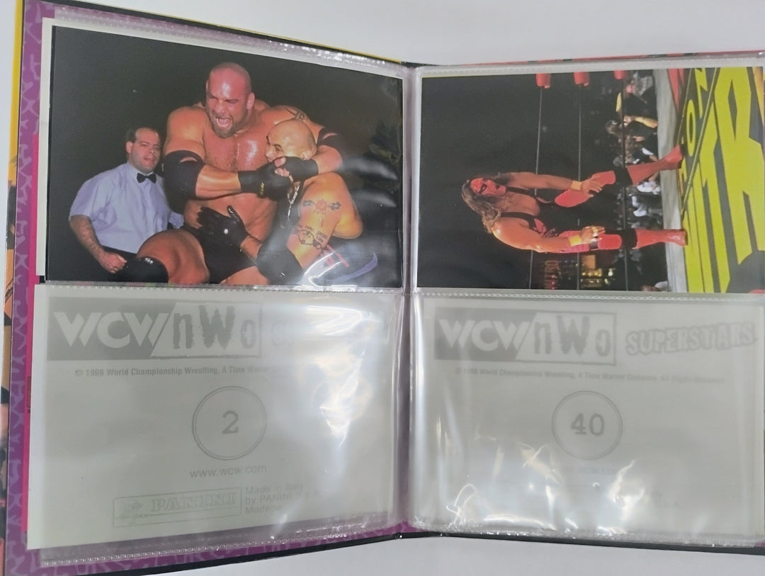 Panini WCW NWO Superstars Photocard Album w/ 24 Photos
