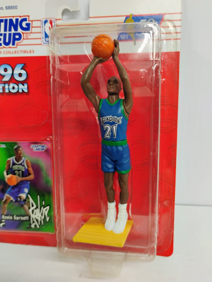 1996 Starting Lineup Kevin Garnett NBA Hoops Rookie Card