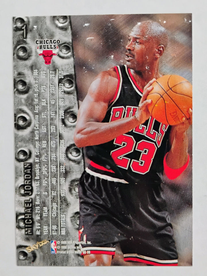 1998-99 Fleer Metal Universe Basketball Michael Jordan #1