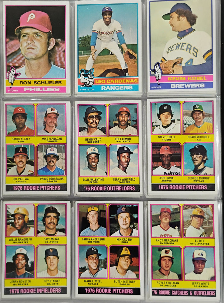 1976 Topps Baseball Complete Set EX-Mint
