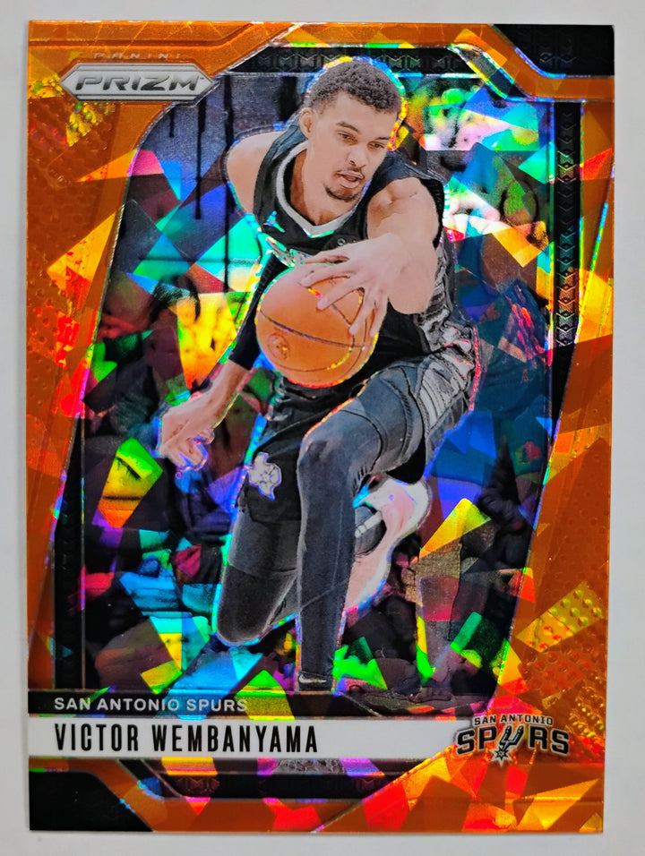 2024-25 Panini Prizm Victor Wembanyama #172 Orange Ice Prizm