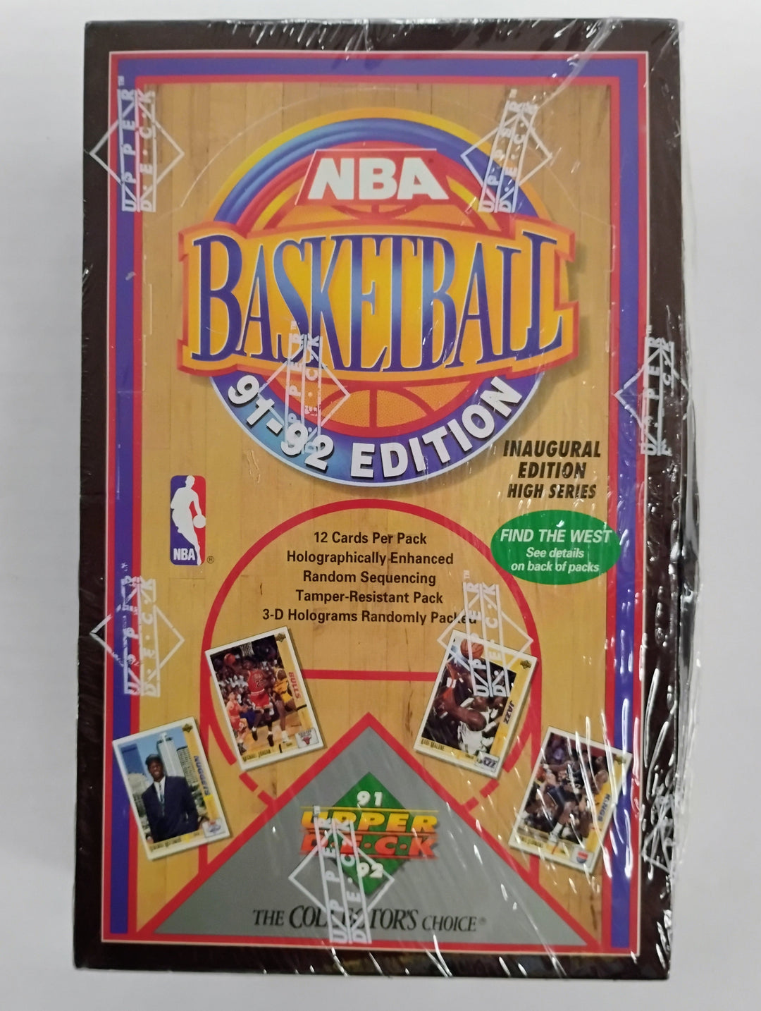 1991-92 Upper Deck  Basketball High Series Sealed Box Find The West