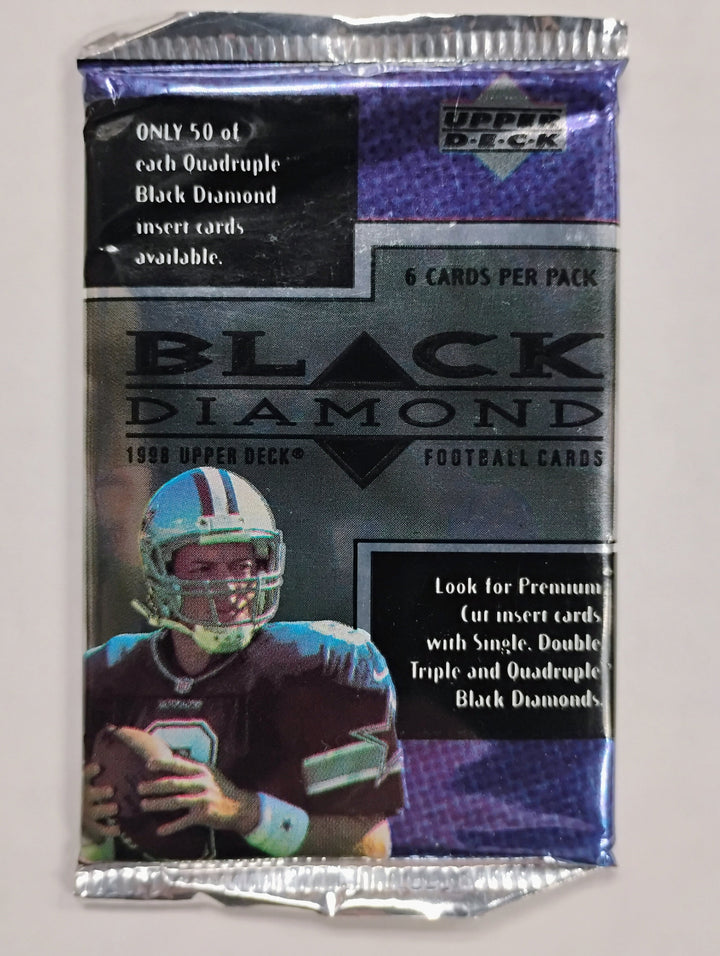 1998 Upper Deck Black Diamond Football  Hobby Pack