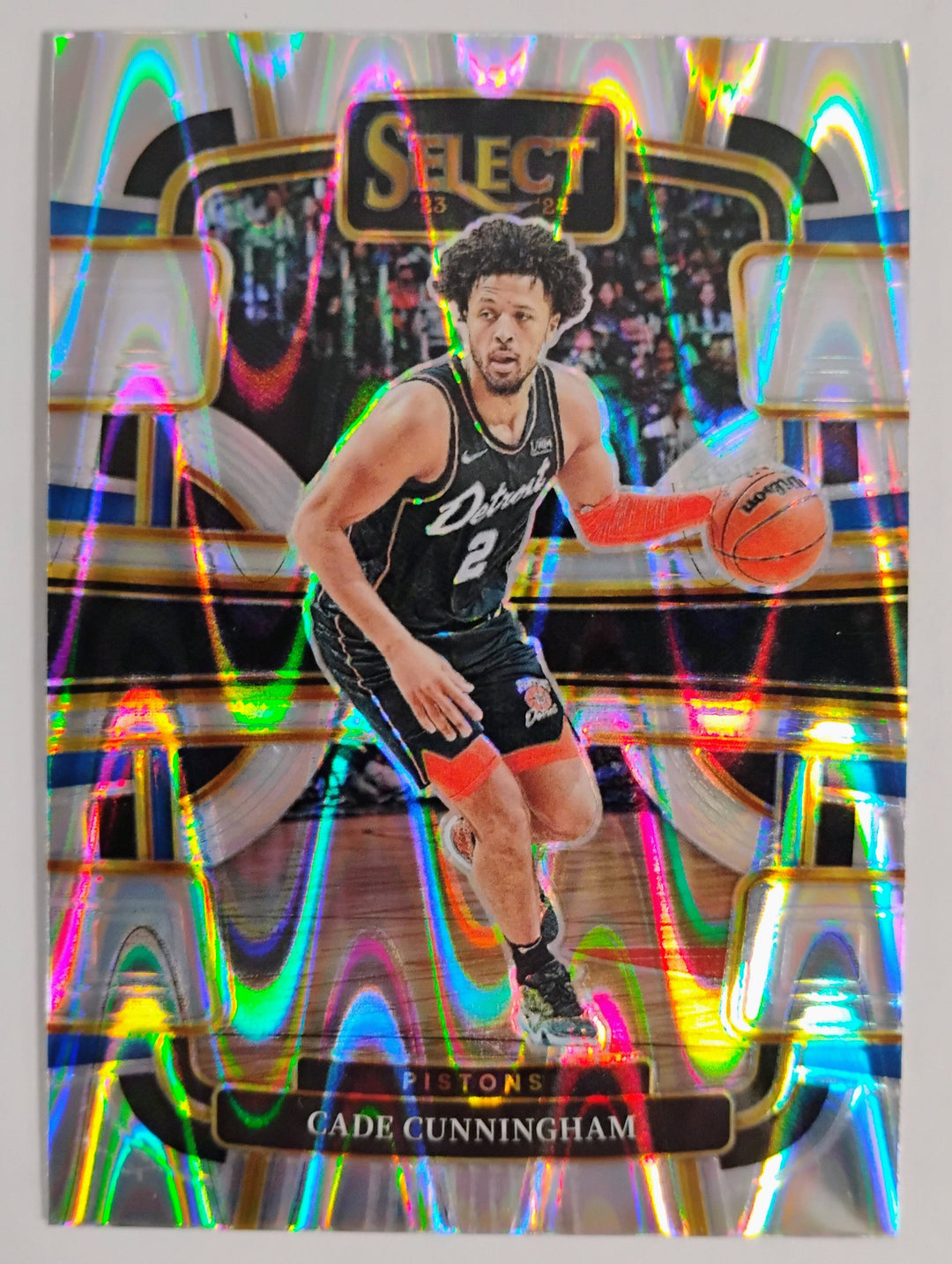 2023-24 Panini Select Basketball Cade Cunningham #26 Concourse Tectonic Prizm