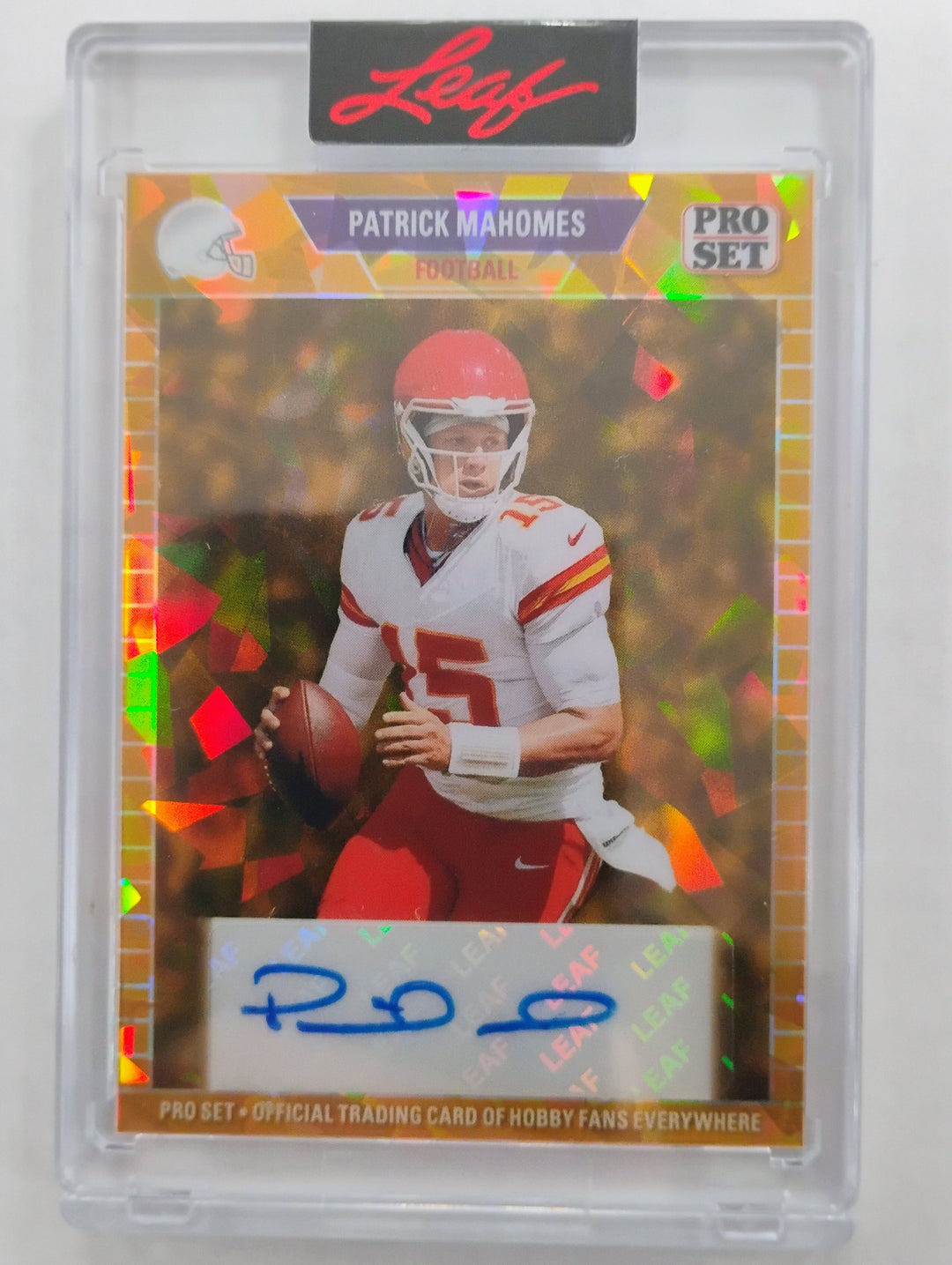 2024 Leaf Collective Multi-Sport Dual Auto Patrick Mahomes/Andy Reid Gold Auto 1/1
