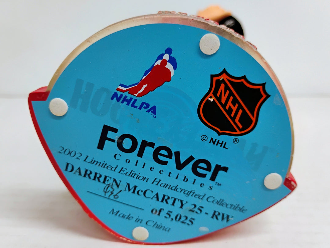 2002 Forever Collectibles "Men Of Ice" Darren McCarty Detroit Red Wings Stanley Cup Champions