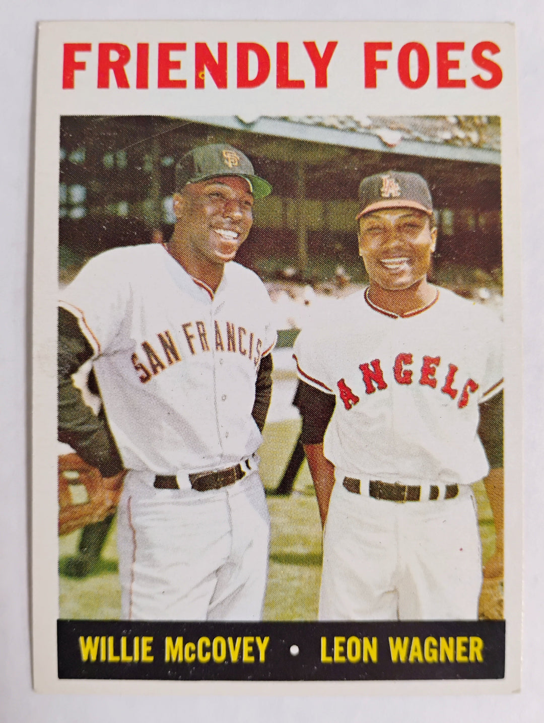 1964 Topps Baseball Friendly Foes McCovey/Wagner #41 NM-Mint