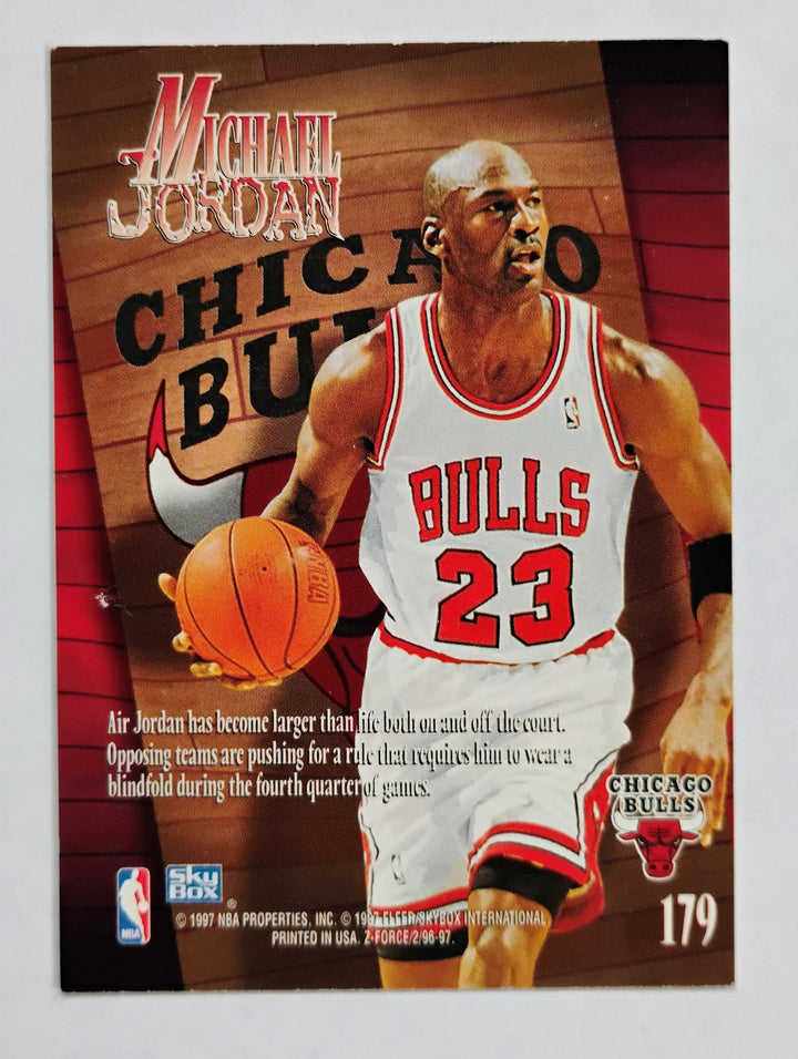 1996-97 Skybox Z Force Basketball Michael Jordan #179 Zuperman