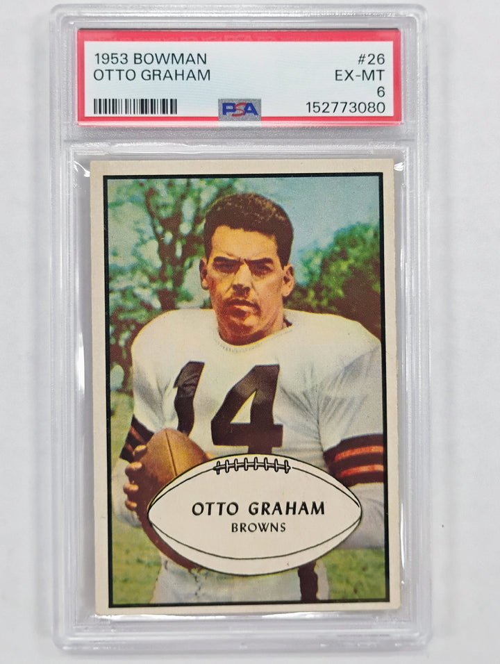 1953 Bowman Football Otto Graham #26 PSA 6 EX-NM