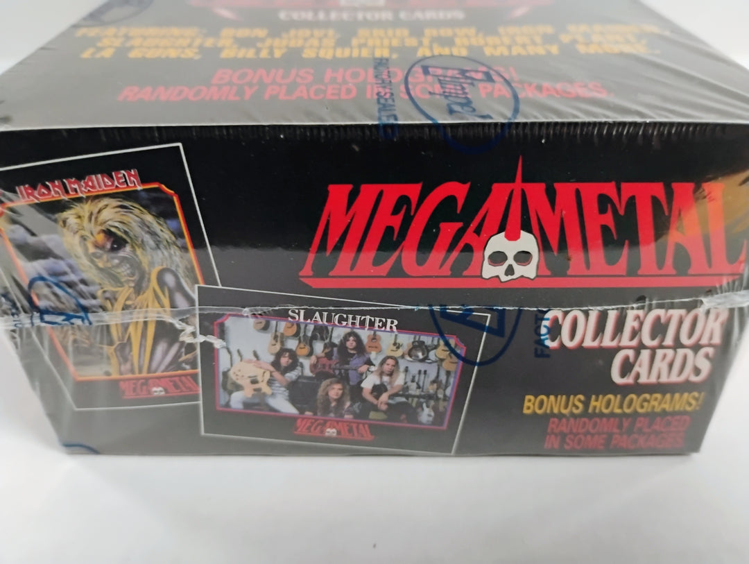 1991 Mega  Metal Collector Cards Sealed Box