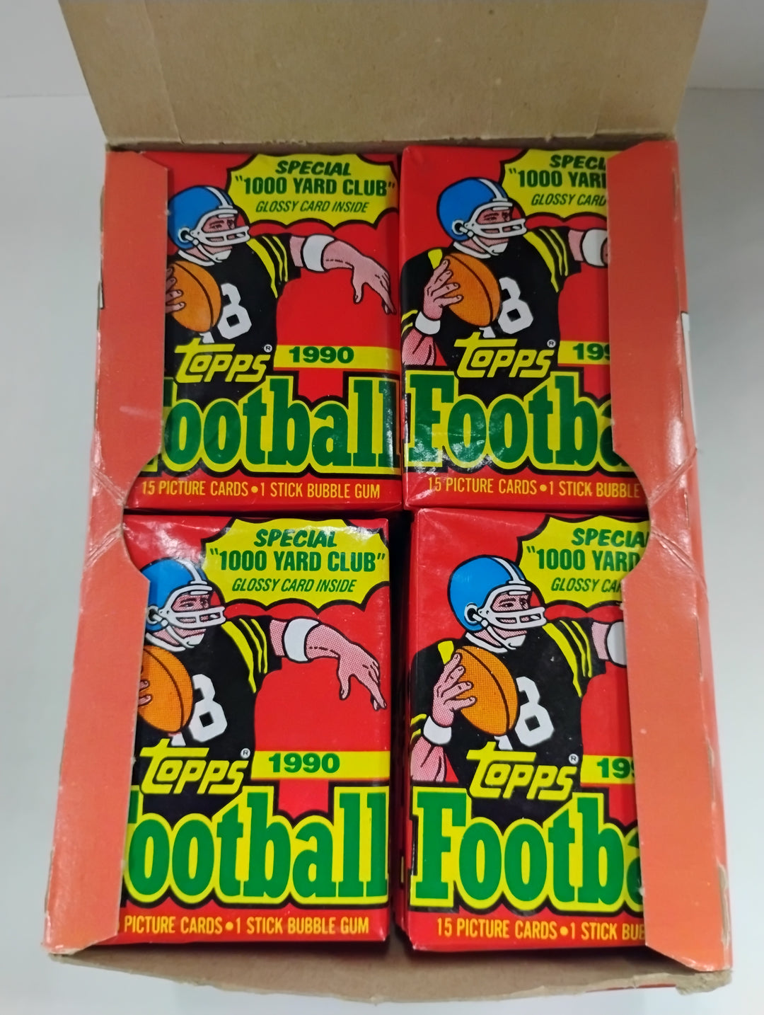 1990 Topps Football Wax Box