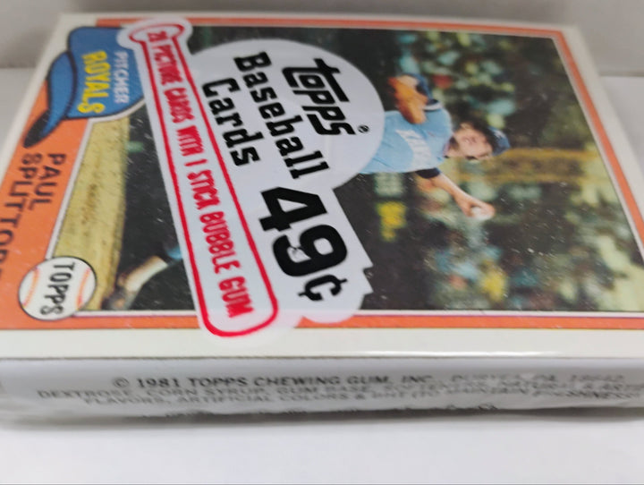 1981 Topps Baseball Cello Pack