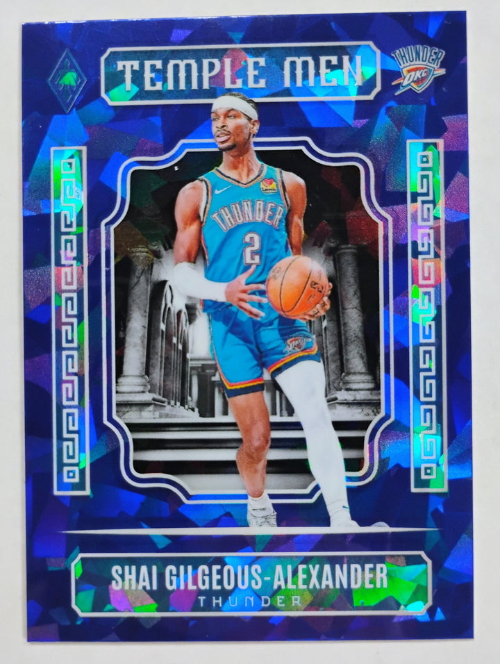 2023-24 Panini Phoenix Basketball Shai Gilgeous-Alexander #22 Temple Men Blue Ice