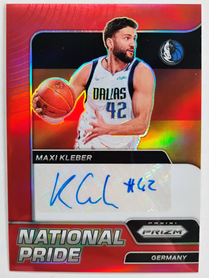 2021-22 Panini Chronicle Prizm Basketball Maxi Kleber #NPS-MXK National Pride Prizm