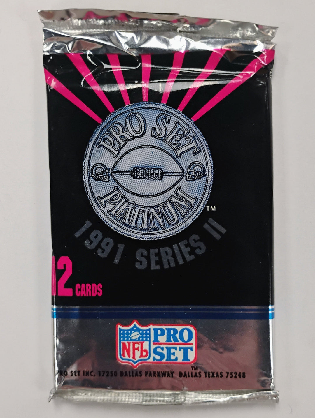 1991 Pro Set Platinum Series II Football Sealed Pack