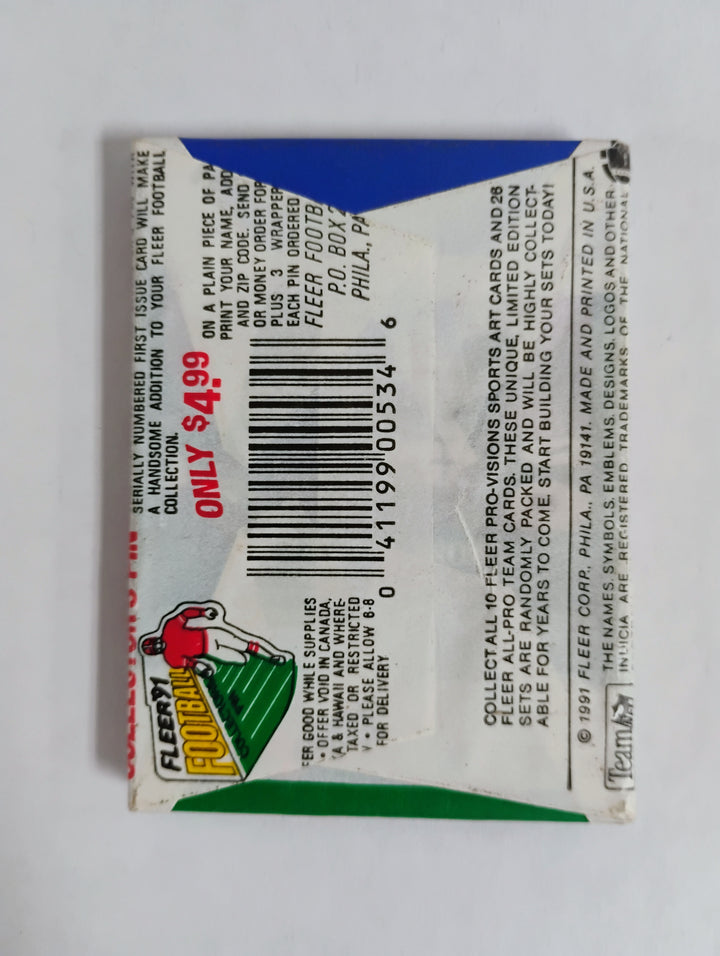 1991 Fleer Football Sealed Wax Pack
