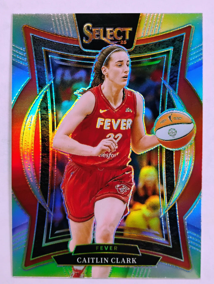 2025 Panini Select WNBA Basketball Caitlin Clark #41 Concourse Silver Prizm
