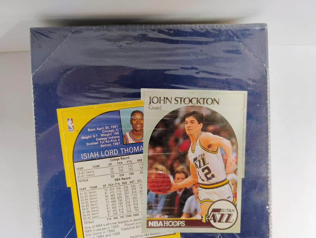 1990-91 NBA Hoops Series 1 Sealed Box