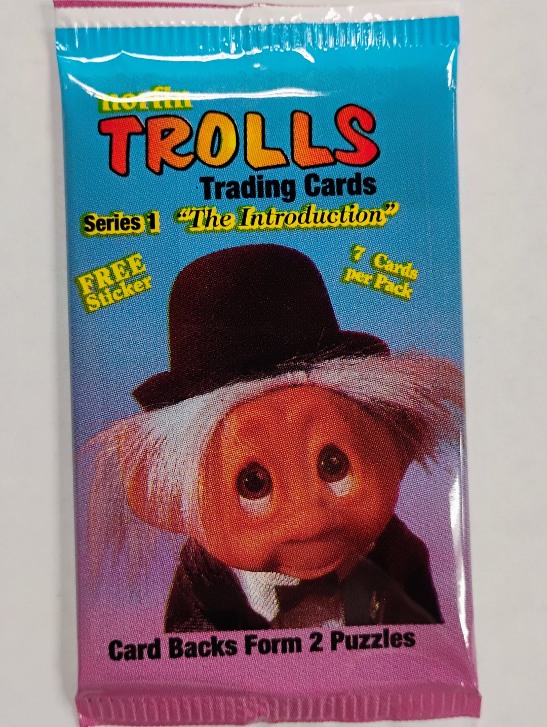 1993 Norfin Trolls Series 1 Sealed Pack MInt