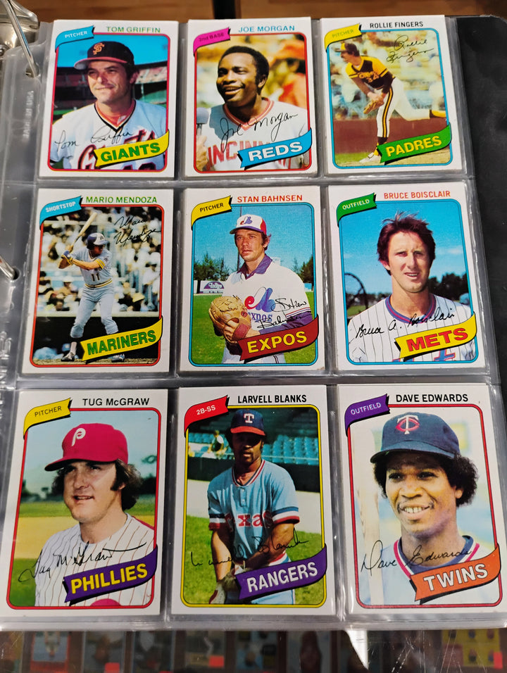 1980 Topps MLB Topps Complete Set