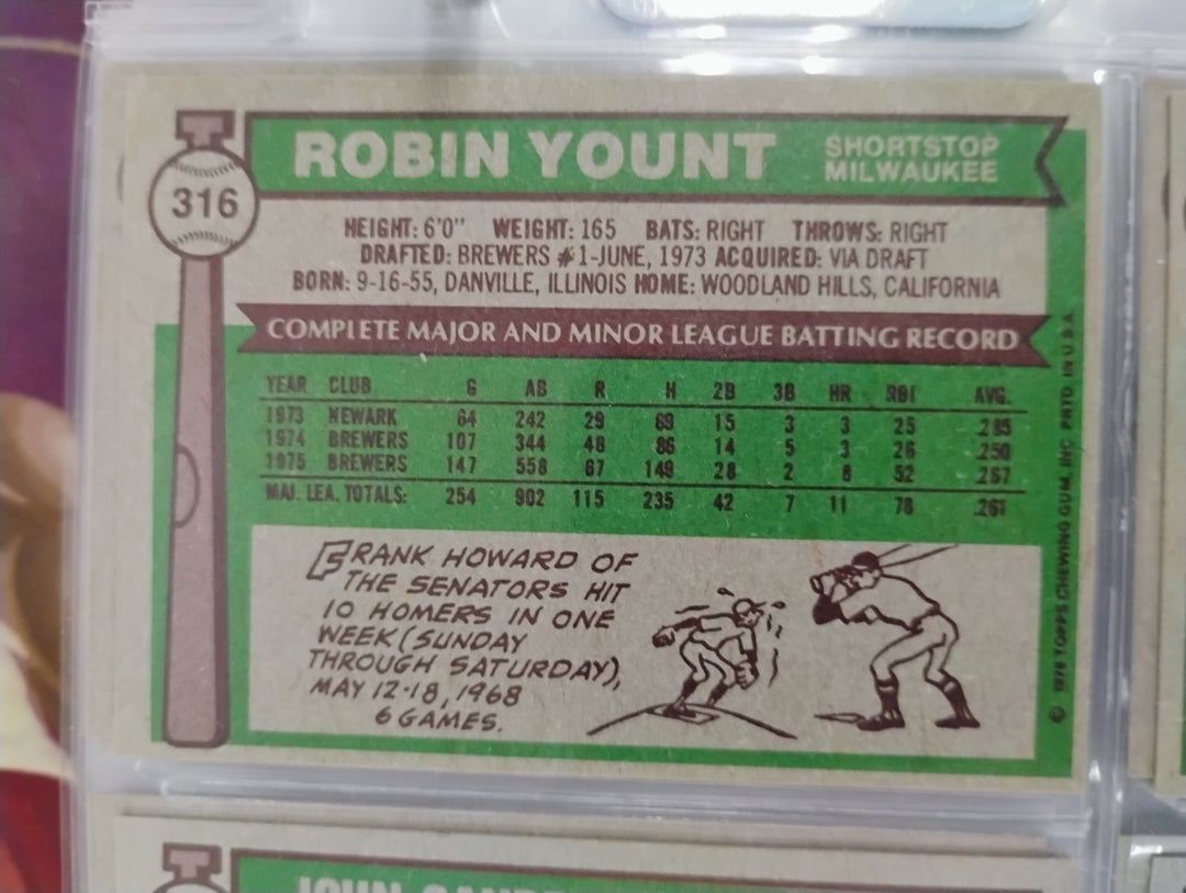 1976 Topps Baseball Complete Set EX-Mint