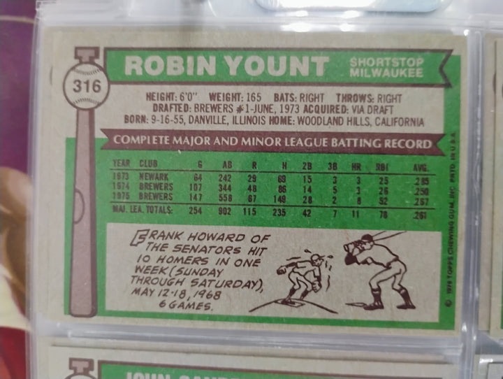 1976 Topps Baseball Complete Set EX-Mint