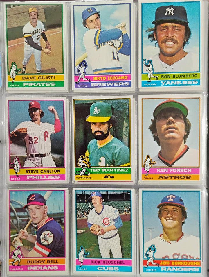 1976 Topps Baseball Complete Set EX-Mint