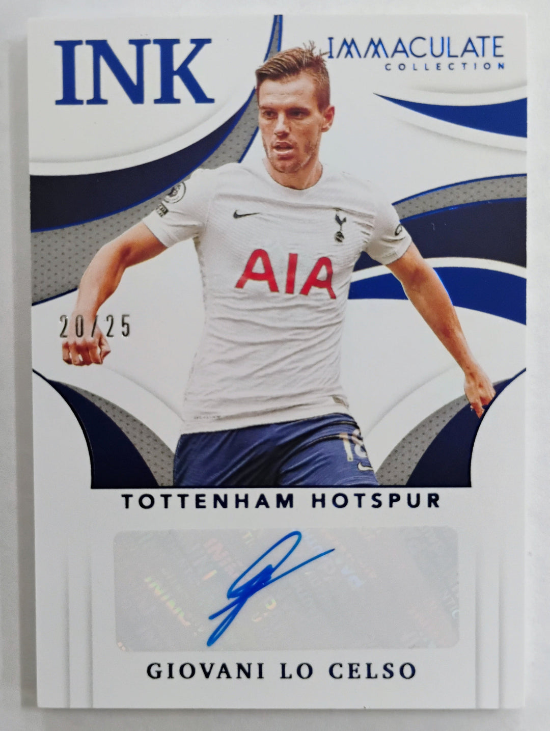 2021 Panini Immaculate Collection Soccer Giovani Lo Celso #IK-GLC INK