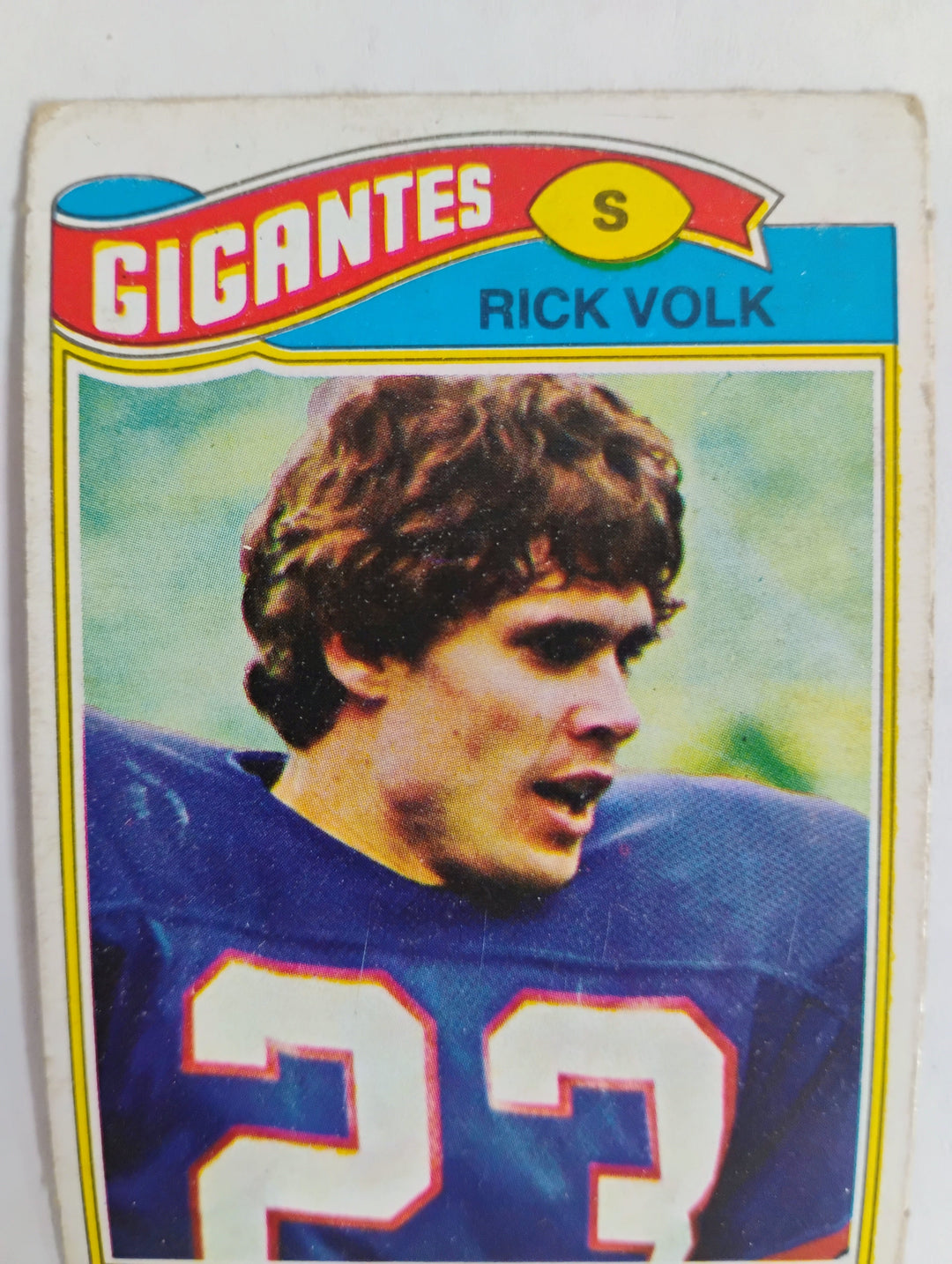 1977 Topps Mexican Football Rick Volk #8 "Dirty Dozen"