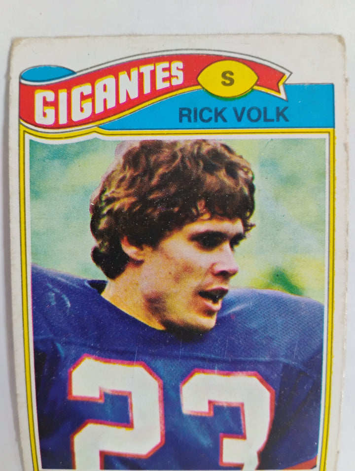 1977 Topps Mexican Football Rick Volk #8 "Dirty Dozen"