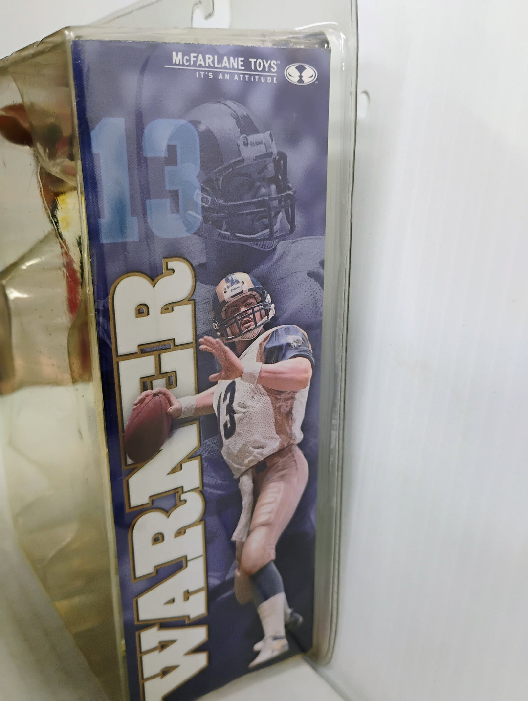 2001 Mcfarlane NFL Football Series 1 Kurt Warner Rams White Sealed