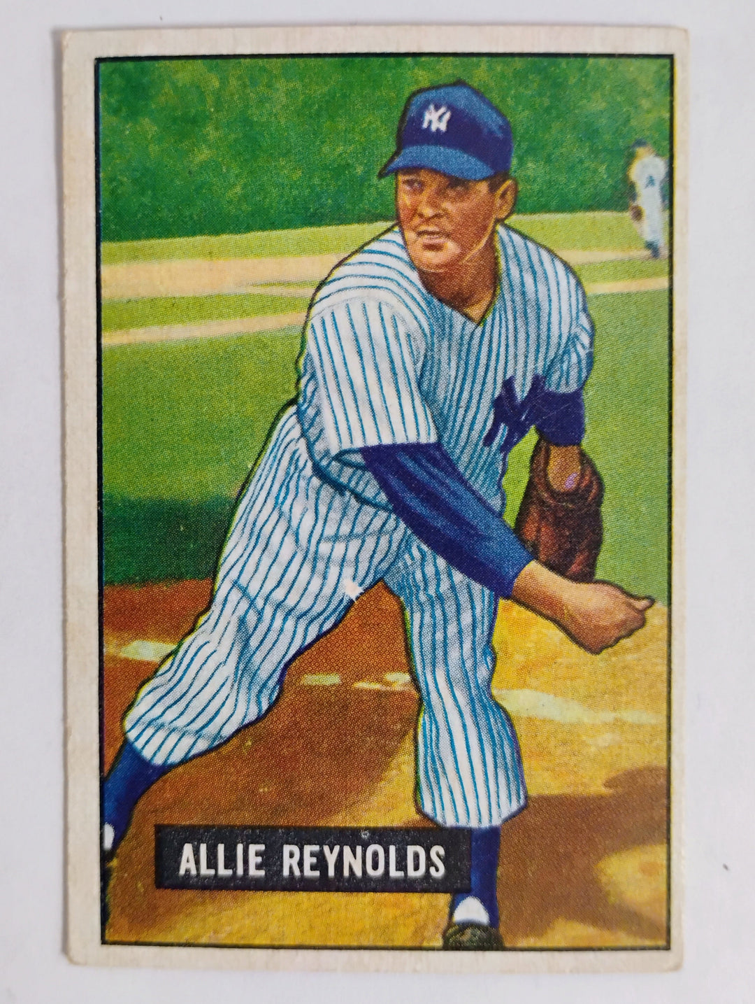 1951 Bowman Baseball Allie Reynolds #109