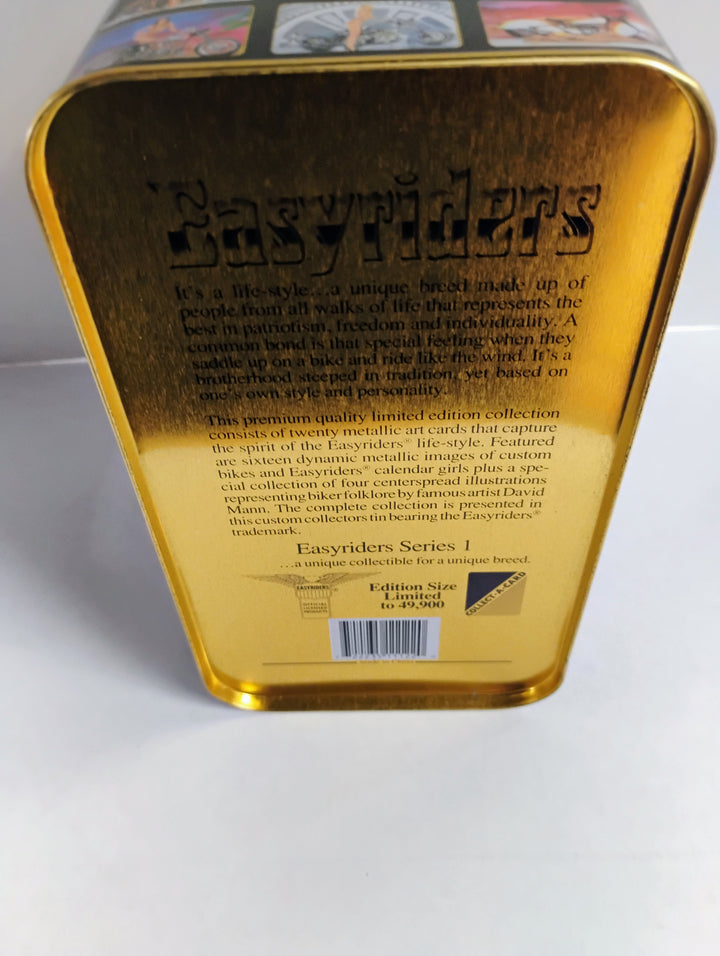 Easy Riders Metallic Tin Collectors Cards