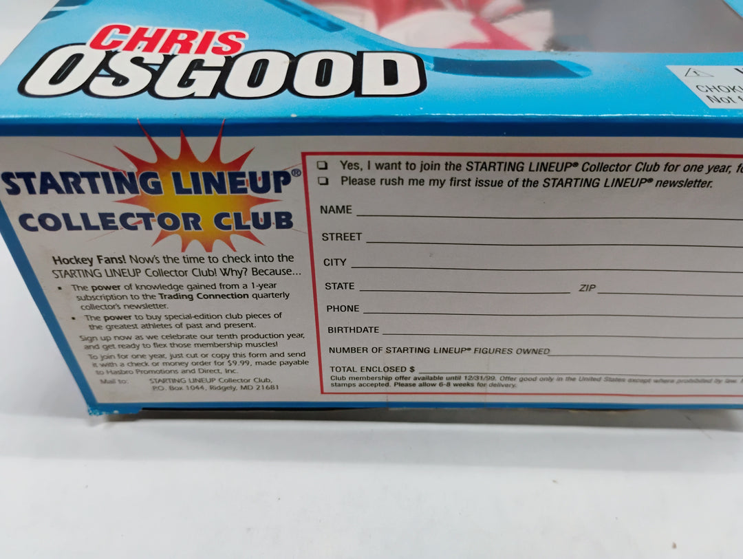 1999 Hasbro Starting Lineup Chris Osgood 1999 Edition Box