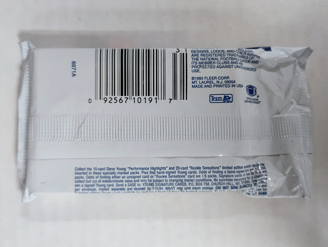 1993 Fleer Football Jumbo Pack