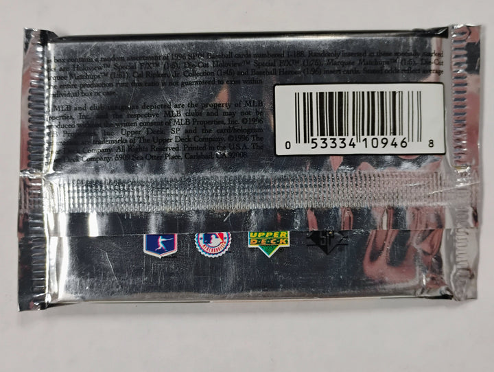 1996 Upper Deck SP Baseball Sealed Pack