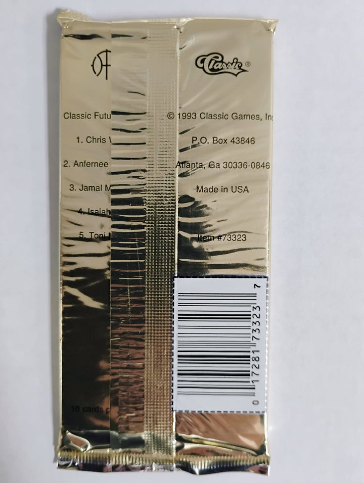 1993 Classic Futures Basketball Sealed Pack